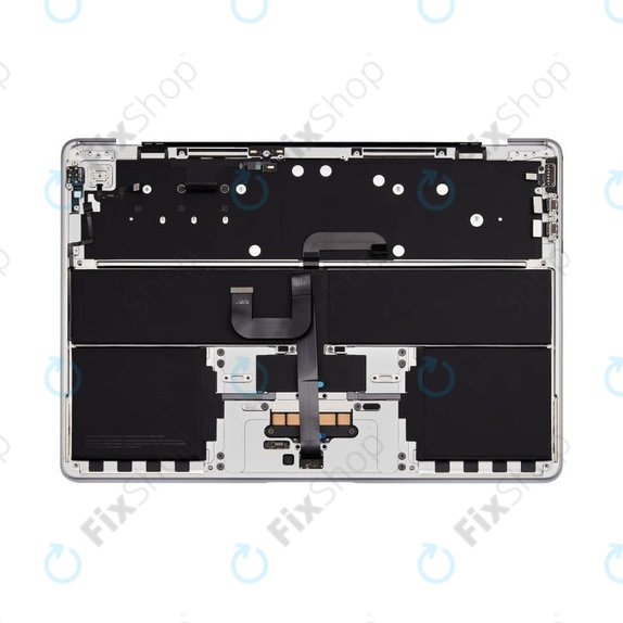 Άνω πλαίσιο πληκτρολογίου για MacBook Air 13", A3113 (2024), με πληκτρολόγιο US και μπαταρία, Silver, 661-40228, Genuine Apple