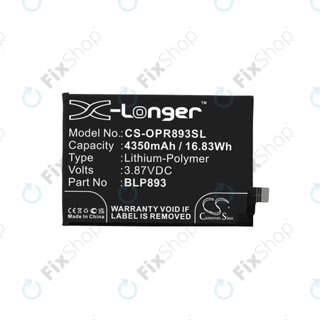 Μπαταρία για Realme GT 2 Pro 5G, GT Neo 2 5G, BLP887, 2150mAh, HQ