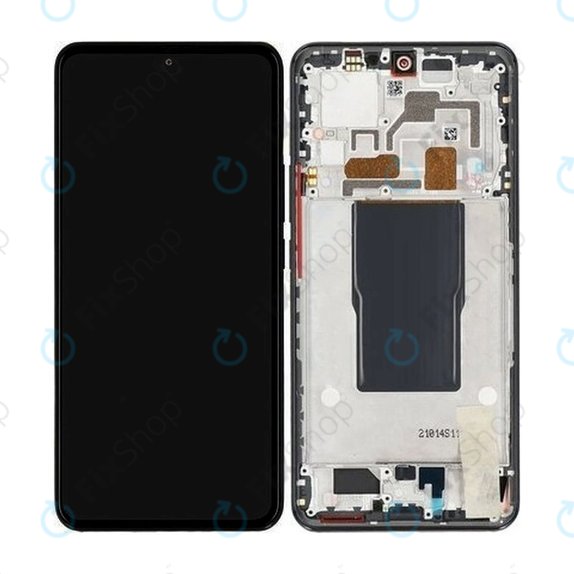 Συγκρότημα οθόνης για Xiaomi 12T Pro, 22081212UG, Μαύρο, Black, Service Pack