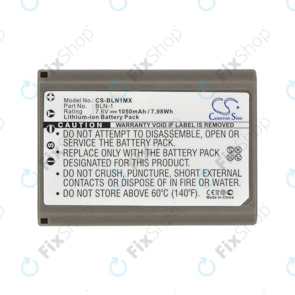 Μπαταρία για Olympus E-M5, 1050mAh, Li-Ion, 7.6V, BLN-1, HQ