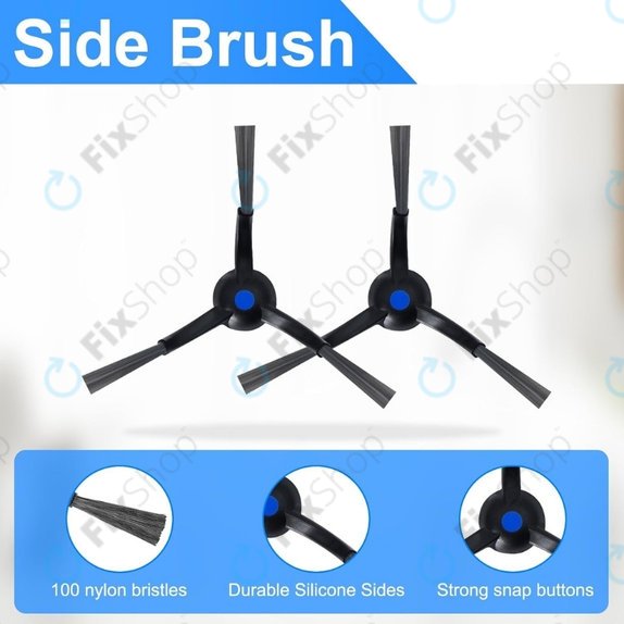 Πλαϊνή βούρτσα, 2 τεμ. για Ecovacs X8 Pro Omni, X8 Omni, T80 Omni