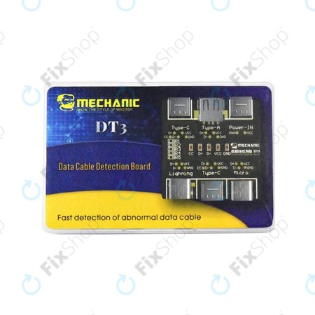Ελεγκτής Καλωδίου Δεδομένων Mechanic DT3 | Lightning | USB-C | microUSB