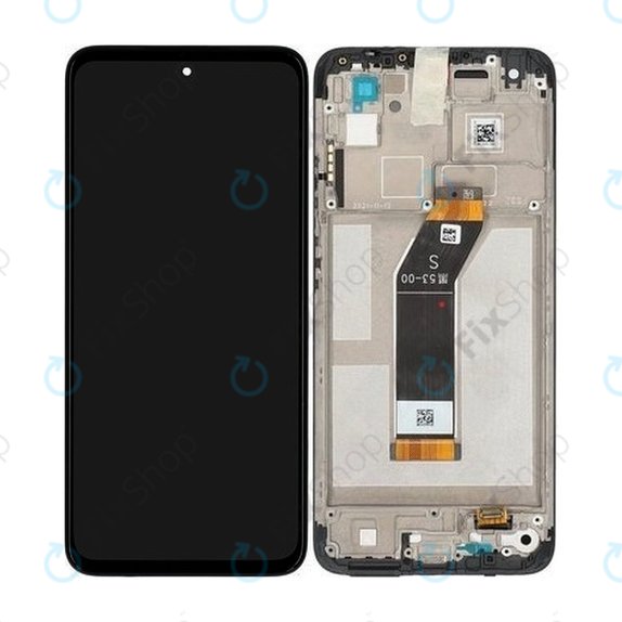 Συγκρότημα οθόνης για Xiaomi Redmi 10 (2022), 21121119SG, 22011119UY, Carbon Gray, Service Pack