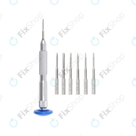 Φορητό Κατσαβίδι Ακριβείας 6in1 από Ατσάλι Βαναδίου για Nanch