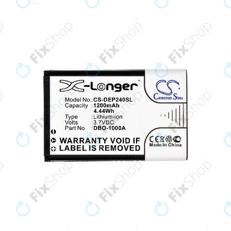 Μπαταρία για Doro 1370, 1372, 2404, 6040, 1200mAh, Li-ion, 3.7V, DBO-1000A, HQ
