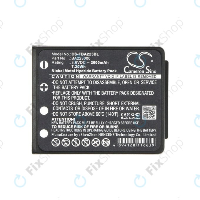 Battery για HBC Radiomatic Keynote | Linus 4 | Micron 4 | 5 | 6 | 7 | Patrol D | Quadrix | Vector Pro | BA223000 | BA223030 | FUB6 | 2000mAh | HQ