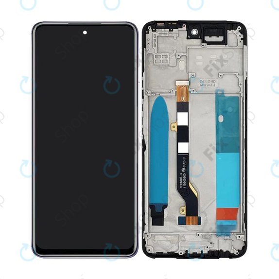 Συγκρότημα οθόνης για Infinix Hot 11S NFC, Polar Black, Aftermarket
