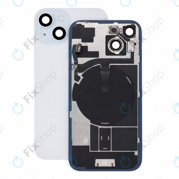 Γυαλί πίσω περιβλήματος για iPhone 15, Blue, Pulled A