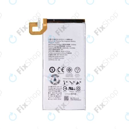Μπαταρία για Blackberry Priv, BAT-60122-003, 3410mAh