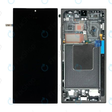 Συγκρότημα οθόνης για Samsung S24 Ultra, S928B, Titanium Black
