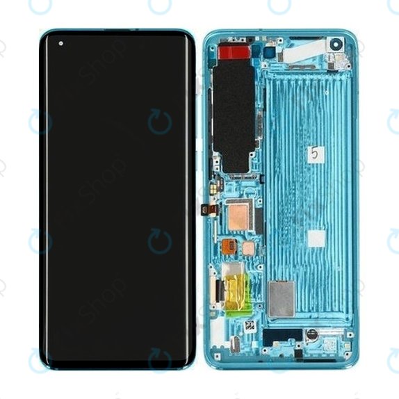 Συγκρότημα οθόνης για Xiaomi Mi 10, M2001J2G, Coral Green, Service Pack