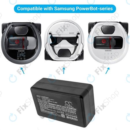 Μπαταρία για Samsung PowerBot R7040, DJ96-00193E, VCA-RBT71, 21.6V, 2600mAh, HQ