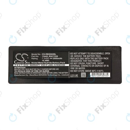 Μπαταρία για Scanreco 590, 592, 2000mAh, Ni-MH, 7.2V, RSC7220, HQ