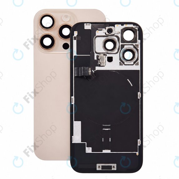Γυαλί πίσω περιβλήματος για iPhone 16 Pro, Desert Titanium, Pulled A