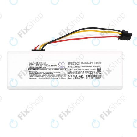 Μπαταρία για Xiaomi Dreame MC1808, Roborock 1C, 5200mAh, Li-Ion, 14.4V, BRR-2P4S-2600S, HQ
