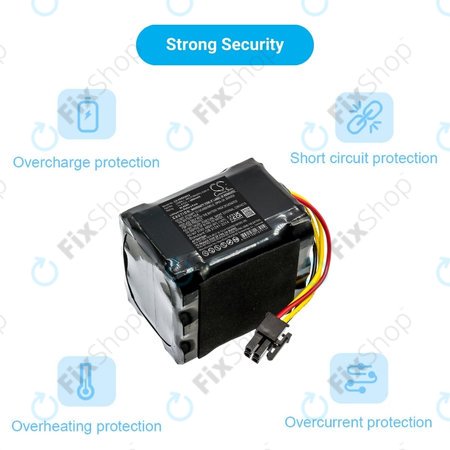 Μπαταρία για Vorwerk Kobold VR200, VR300, 20884-1, 4NCR18650P2-C001A, 14.4V, 6000mAh, HQ