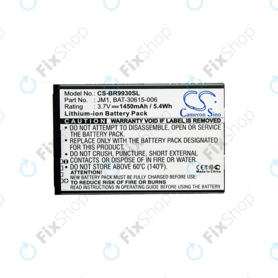 Μπαταρία για Blackberry Bold 9790, Bold Touch 9900, BAT-30615-006, 1450mAh, HQ