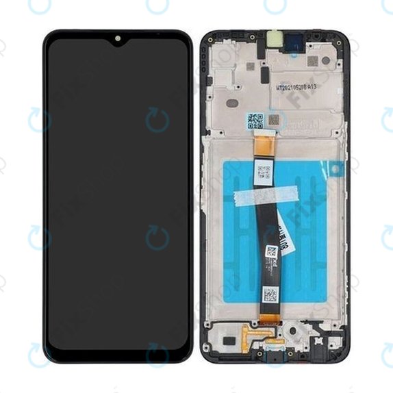Συγκρότημα οθόνης για Samsung A22 5G, A226B, Black, Service Pack