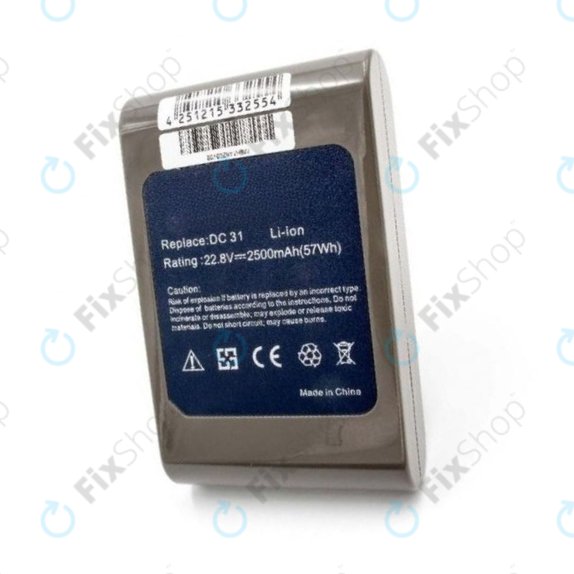Μπαταρία για Dyson DC-series, 17083-2811, 22.8V, 2500mAh