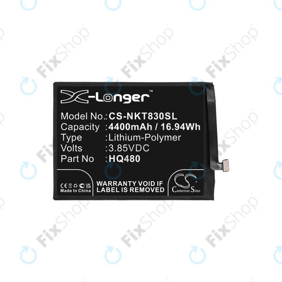 Μπαταρία για Nokia 8.3 2020 5G, 4400mAh, Li-Pol, 3.85V, HQ480, HQ
