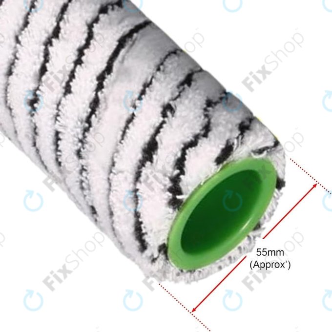 Σετ Κυλίνδρων Πέτρας για Kärcher FC 3 | FC 5 | FC 7 | Μαύρο | Black