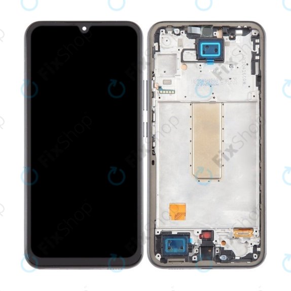 Συγκρότημα οθόνης για Samsung A34 5G, A346B, Graphite, Aftermarket