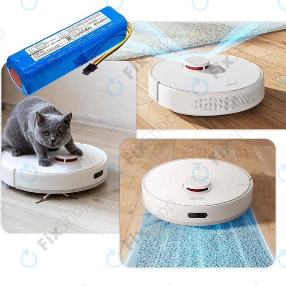 Μπαταρία για Xiaomi Mi Robot Vacuum Mop-series, BRR-2P4S-5200, 14.4V, 5200mAh, HQ