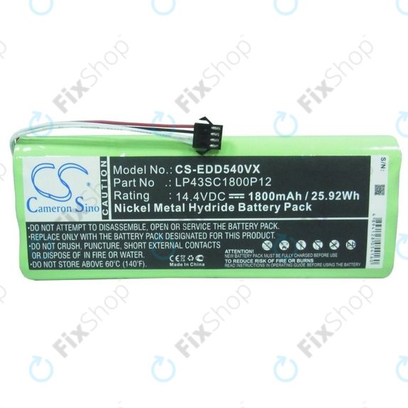 Μπαταρία για Ecovacs Deebot D-series, LP43SC1800P12, 14.4V, 1800mAh, HQ