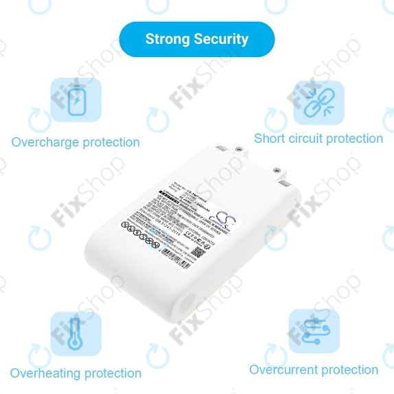 Μπαταρία για Xiaomi Dreame T10, T20, 3027689, 25.2V, 2400mAh, HQ