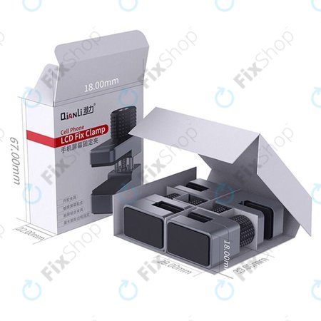 Αλουμινένια Σφιγκτήρας με Γέμιση Καουτσούκ - Εύρος 11mm (4τμχ) για QianLi iClamp