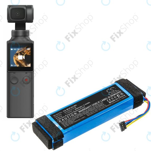 Μπαταρία για Xiaomi Fimi Palm, 800mAh, Li-Pol, 7.4V, GH3DC01FM, HQ