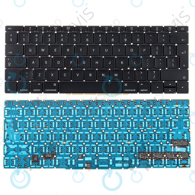 Πληκτρολόγιο UK για MacBook Pro 13" A1708 (Τέλη 2016 - Μέσα 2017)