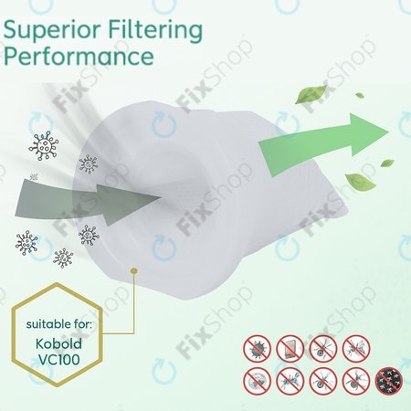 Φίλτρο Σκόνης για Vorwerk Kobold VC100