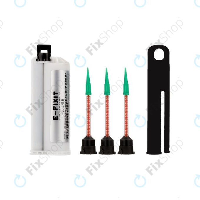 Universal Κόλλα Επισκευής AB Super + Πιστόλι Διανομέα για E-Fixit F14167