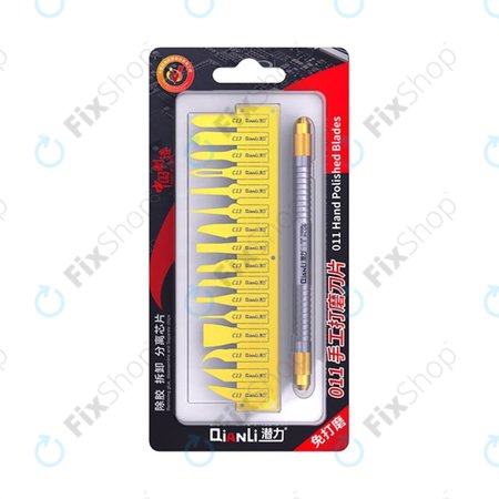 Λεπίδες Γυαλισμένες στο Χέρι με Λαβή 16in1 για QianLi ToolPlus 011