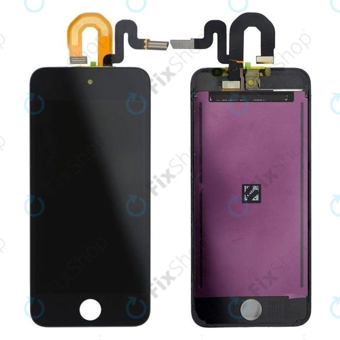 Συγκρότημα οθόνης για iPod Touch, 5th Gen, 6th Gen, 7th Gen, Μαύρο, Black, Aftermarket