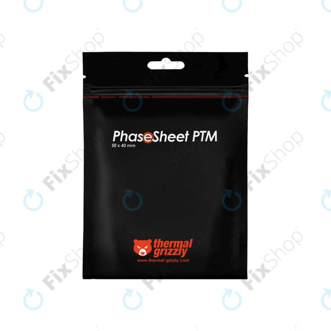 Θερμοαγώγιμο pad 50x40x0,2mm, Thermal Grizzly PhaseSheet PTM
