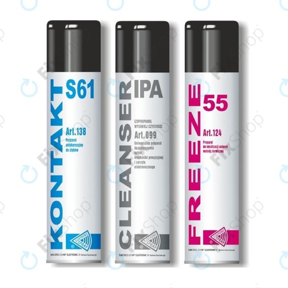 Σετ Σπρέι Micro Chip Elektronic - 3x600ml