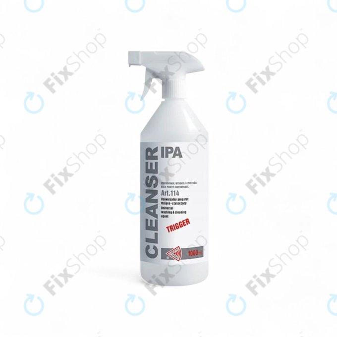 Ισοπροπανόλη 100%, 1000 ml, με ψεκαστήρα, Cleanser IPA