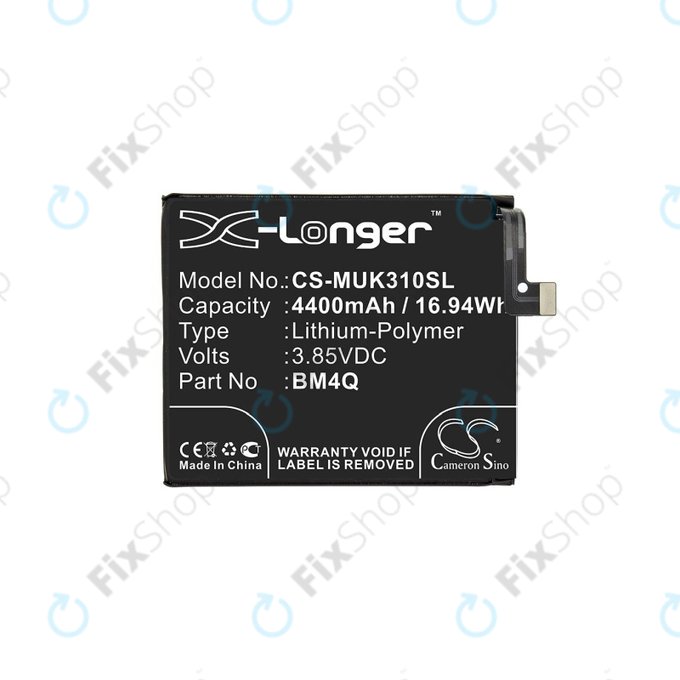 Μπαταρία για Xiaomi Pocophone F2 Pro, BM4Q, 4400mAh, HQ