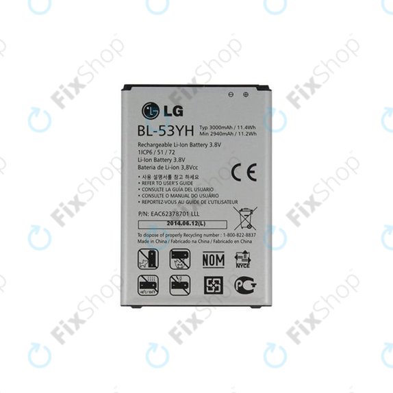 Μπαταρία για LG G3 D855, BL-53YH, 3000mAh
