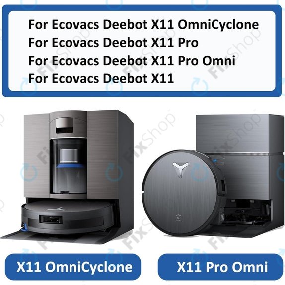 Κύλινδρος σφουγγαρίσματος, 2 τεμ. για Ecovacs X11, X11 Omni, X11 Pro, X11 Pro Omni