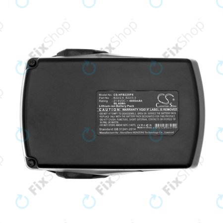 Μπαταρία για Hilti B22 Ag 125-A22, Wsr 22-A, 4000mAh, Li-Ion, 21.6V, B22/2.6, HQ