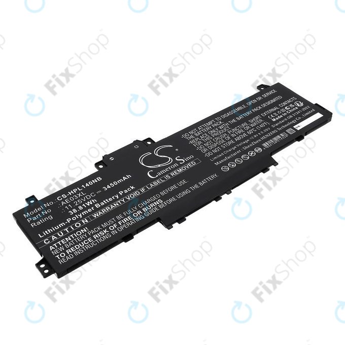 Μπαταρία για HP 14, 15, 3450mAh, Li-Pol, 11.25V, AE03XL, HQ