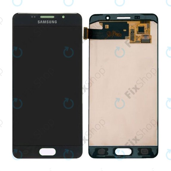 Οθόνη με οθόνη αφής για Samsung A5, A510F, 2016, GH97-18250B, Black, Service Pack