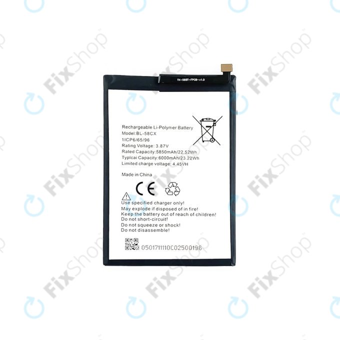 Μπαταρία για Infinix Hot 10i, BL-58CX, 6000mAh, FixPremium