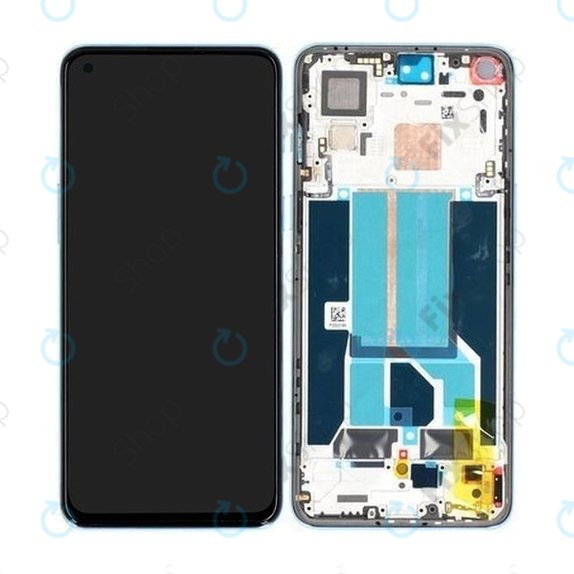 Συγκρότημα οθόνης για OnePlus Nord 2 5G, Blue Haze, Service Pack
