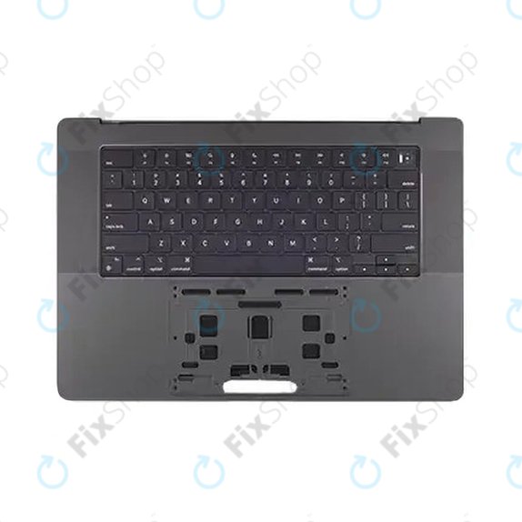 Άνω πλαίσιο πληκτρολογίου για MacBook Pro 16", A3403 (2024), με πληκτρολόγιο US και μπαταρία, Space Black, 661-42823, Genuine Apple
