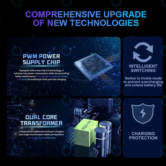 Σταθμός Φόρτισης Υπηρεσιών Mechanic V-Power 8S