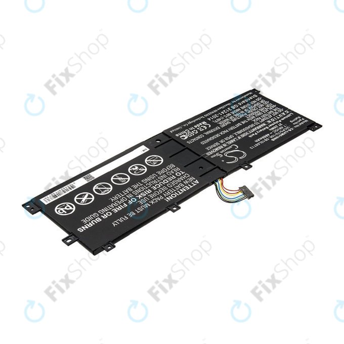Μπαταρία για Lenovo IdeaPad Miix 510, Miix520, Miix 5 Pro, 4850mAh, Li-Pol, 7.68V, 2ICP5/70/106, HQ